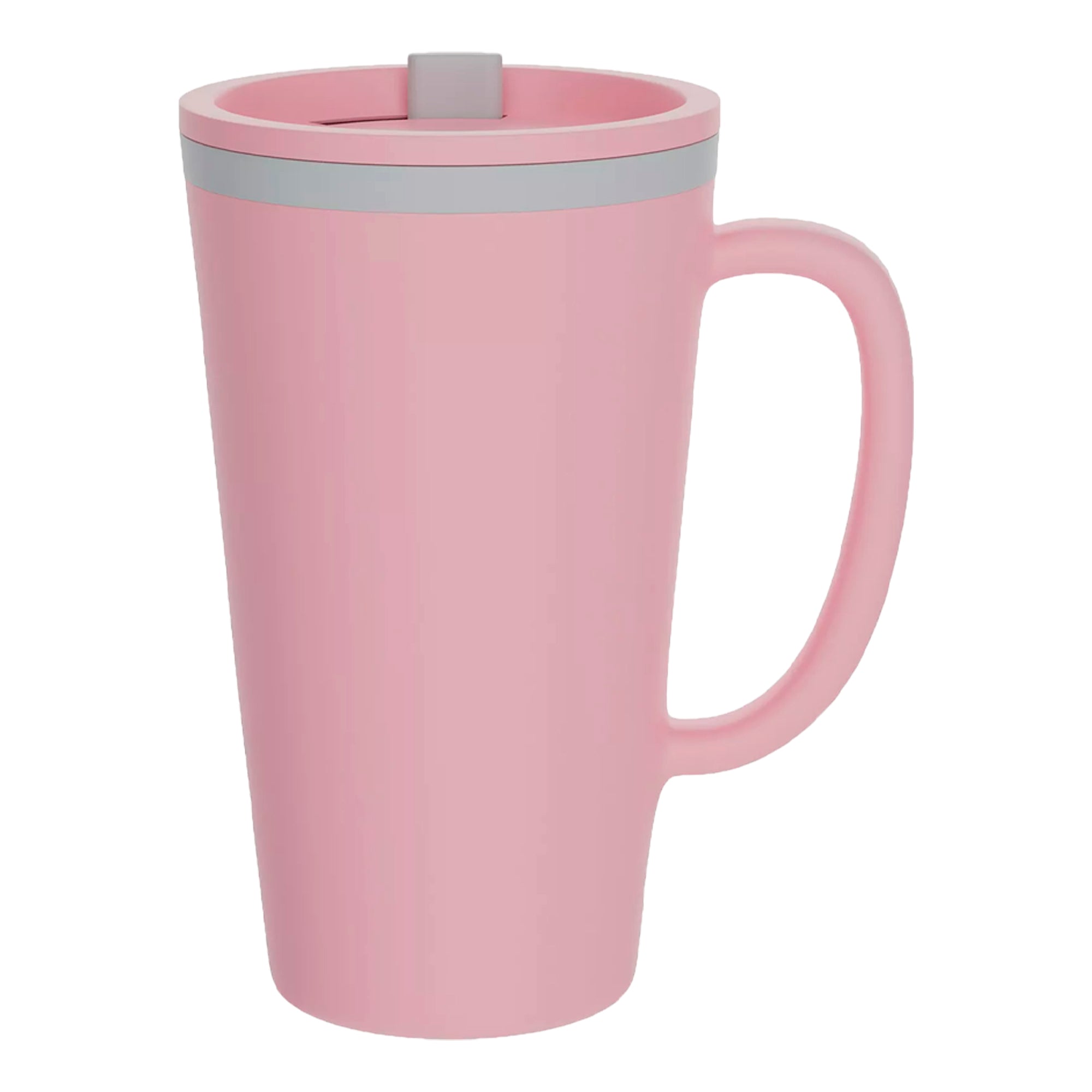 The Coffee Choice Pink 16oz Double Wall Insulated Cone Desk Cup